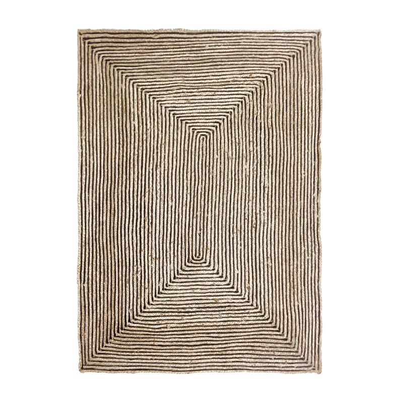 Liberta - Maison MAMBA Χαλί Σαλονιού 300x200cm Γιούτα Φυσικό Μαύρο 026048