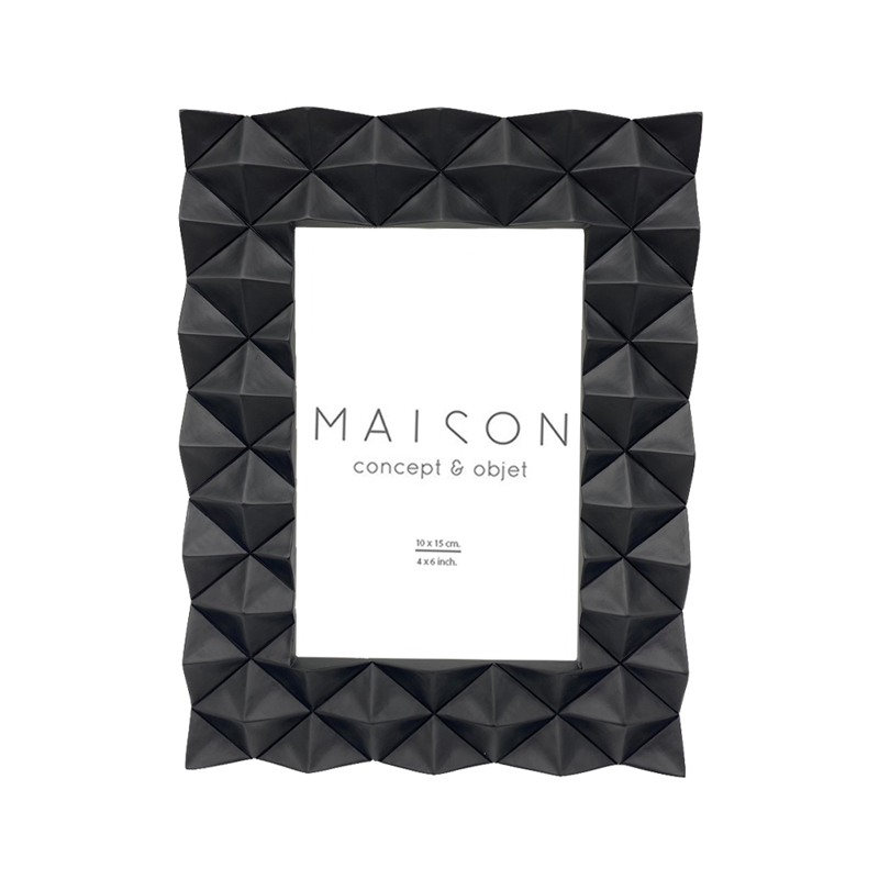 Liberta-Maison VIRO Κορνίζα 22.2x14.5x42cm Polyresin Μαύρο Γυαλί 026093