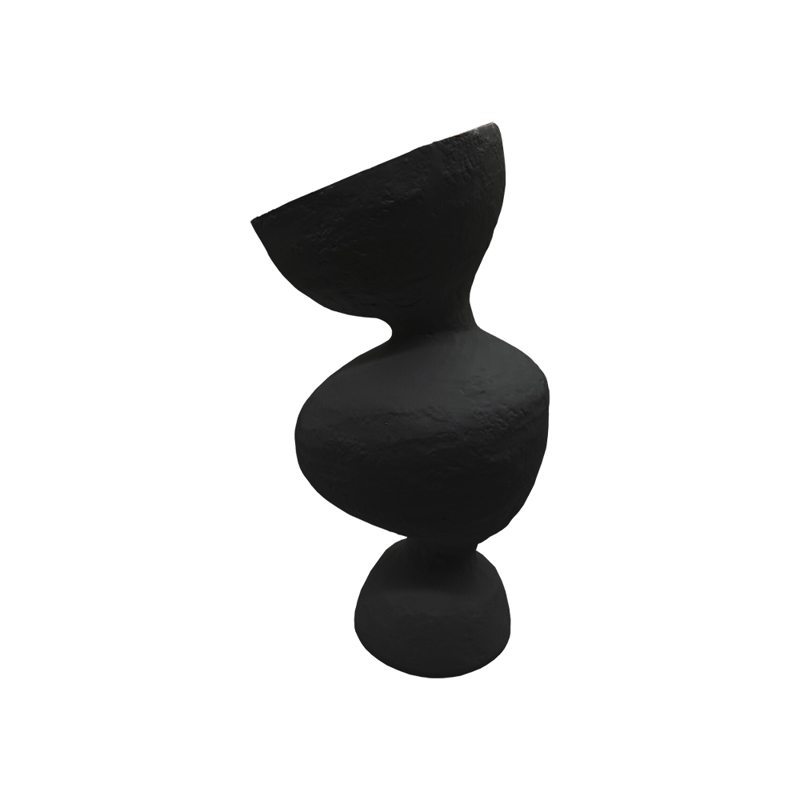 Liberta - Maison ALLONISOS Βάζο Polyresin Μαύρο 22x17x40cm 026116