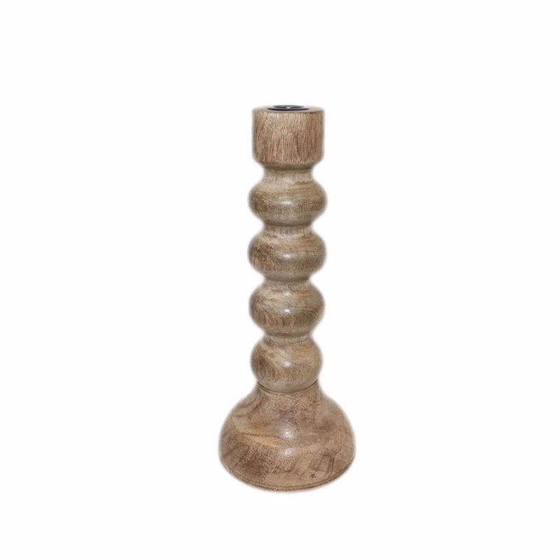 Liberta-Maison BOLH Κηροπήγιο 13x13x30cm Ξύλο Φυσικό 026534