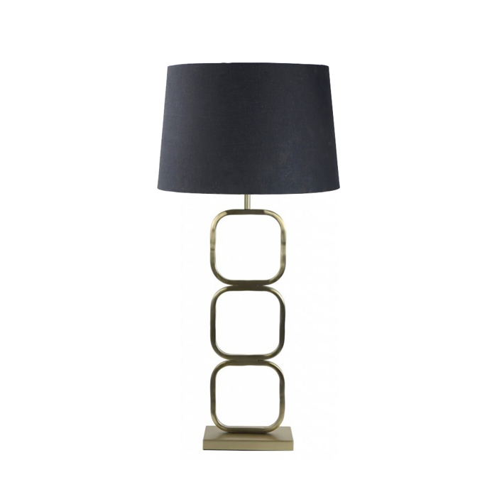 Liberta - Maison NELIO ORO Epitrapezio Fotistiko Siderenio Xruso/Mavro 83cm 026659