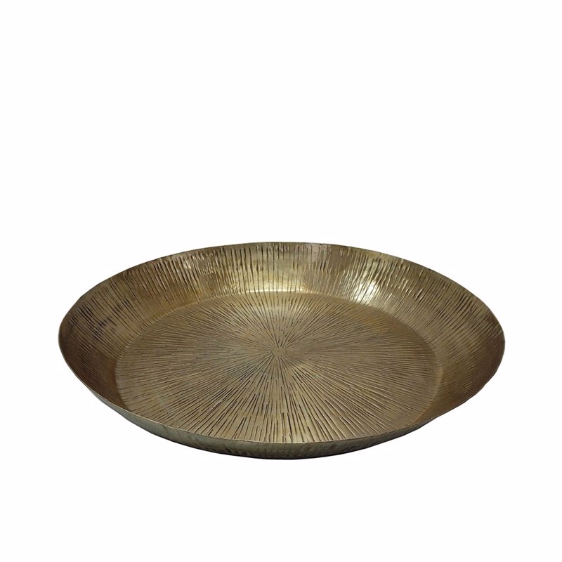 Liberta - Maison - ΣΗΜΑΝΤΙΚΟ: Σε περίπτωση διαφοράς τιμής από το κατάστημα ισχύει παντα και μόνο η τιμή του καταστήματος Liberta - Maison ERDUS Διακοσμητικός Δίσκος Αλουμινίου