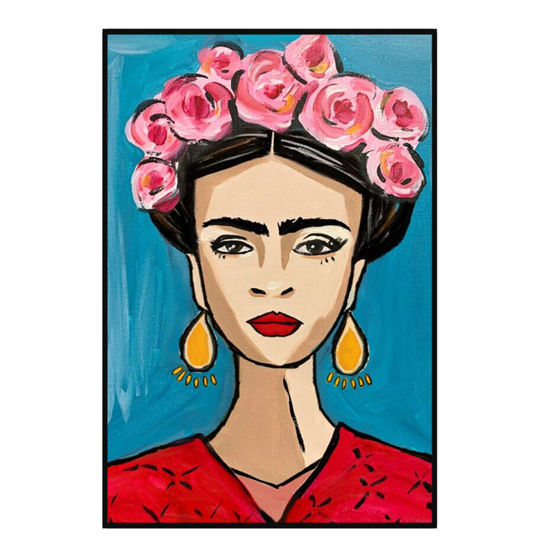 Liberta - Maison IMA Πίνακας Καμβάς Πολύχρωμος με Ξύλιν