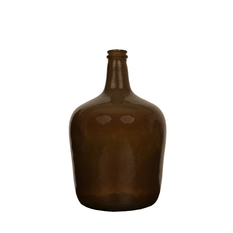 Liberta-Maison Crushed Caramel Μπουκάλα 25x25x40cm Ανακυκλωμένο Γυαλί Caramel 027179