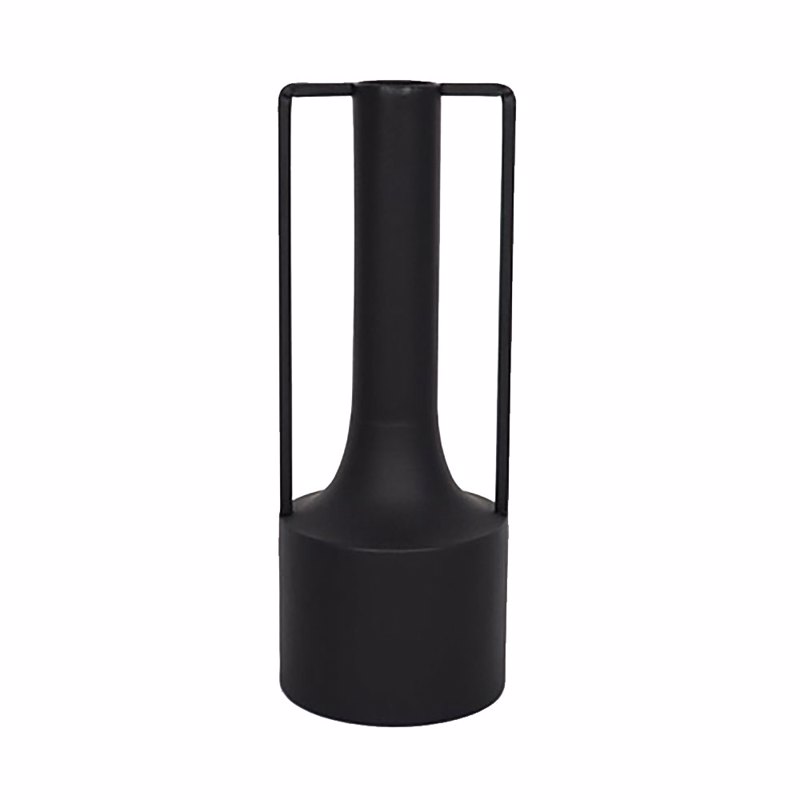 Liberta-Maison Soho Βάζο 15x15x41cm Μέταλλο Μαύρο 02724