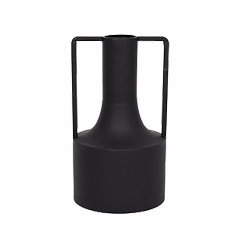 Liberta-Maison Soho Βάζο 15x15x31cm Μέταλλο Μαύρο 02724