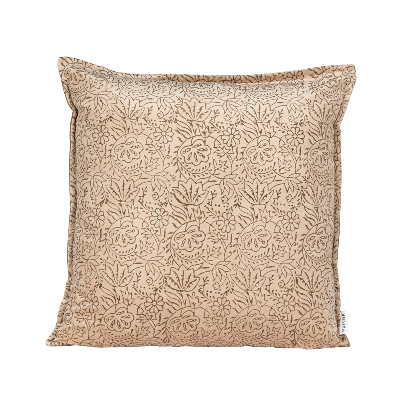 Liberta - Maison LAVA SMOKE Διακοσμητικό Μαξιλάρι Βαμβάκι/Βισκόζη Μπεζ 50x50cm 027880