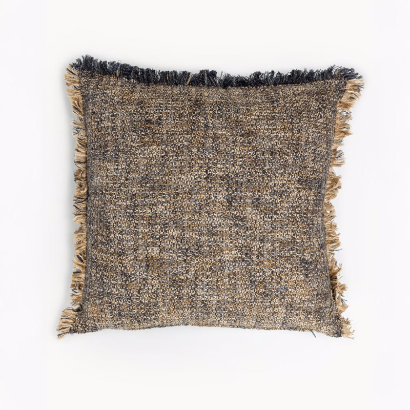 Liberta-Maison Bluing A Διακοσμητικό Μαξιλάρι 50x50cm Βαμβάκι Μπλε Μπεζ Βισκοζη 027881