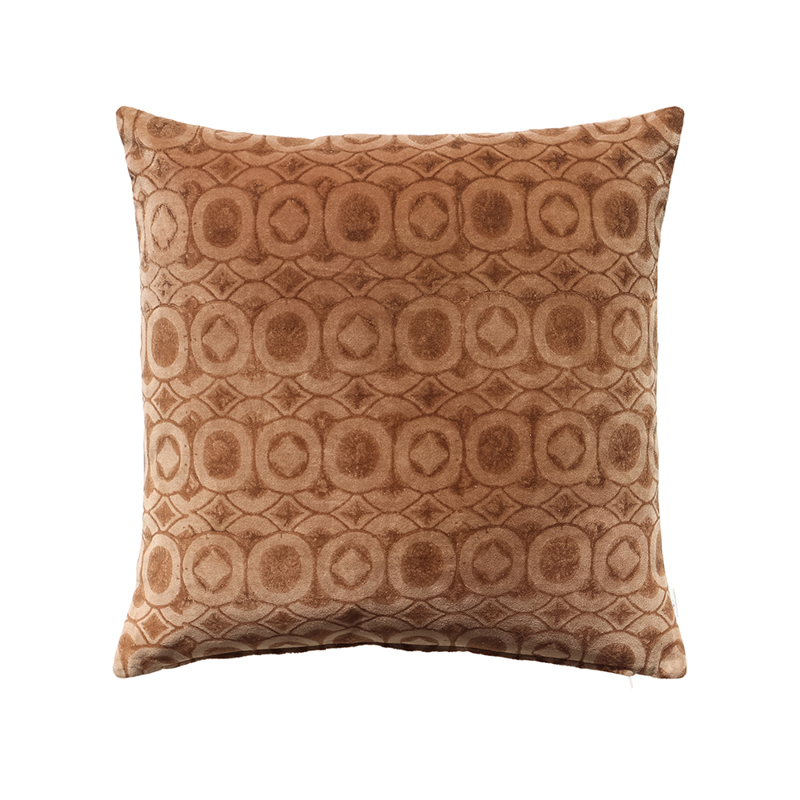 Liberta - Maison RUSSET B Διακοσμητικό Μαξιλάρι Βαμβάκι/Βισκόζη Caramel/Μπεζ 50x50cm 027909