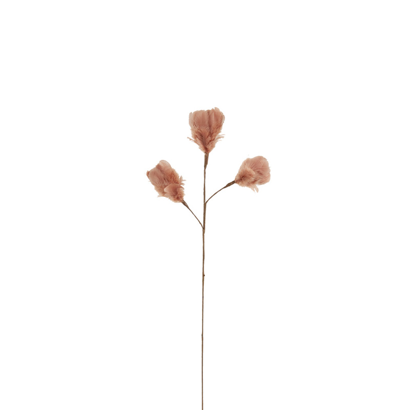 Liberta - Maison LAUREL DOE Τεχνητό Κλαδί με Φτερά Μπεζ 54cm 027979