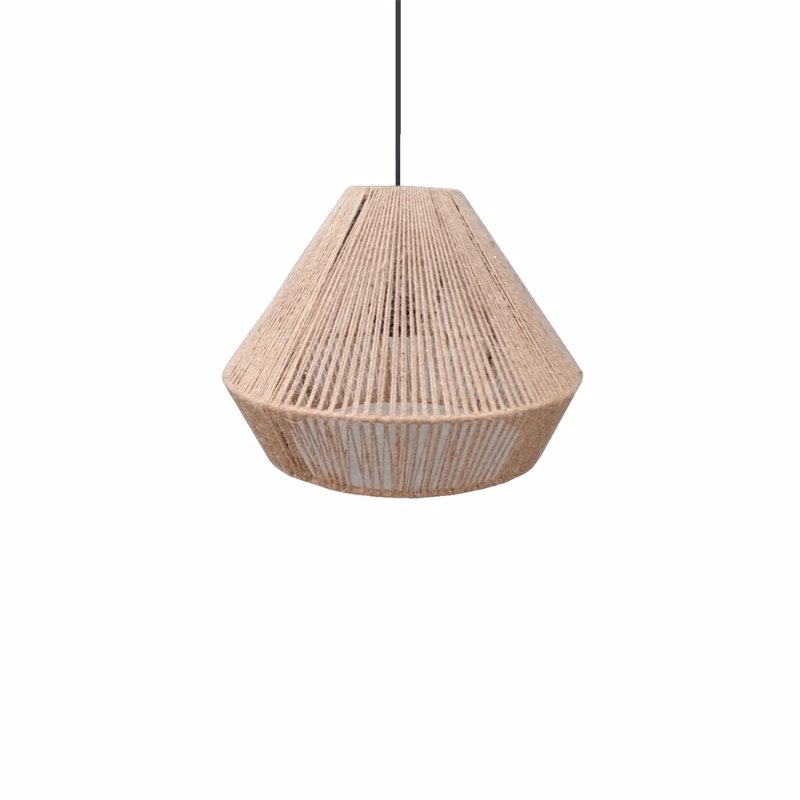 Liberta-Maison Rope C Φωτιστικό Οροφής 35x35x26cm Γιούτ