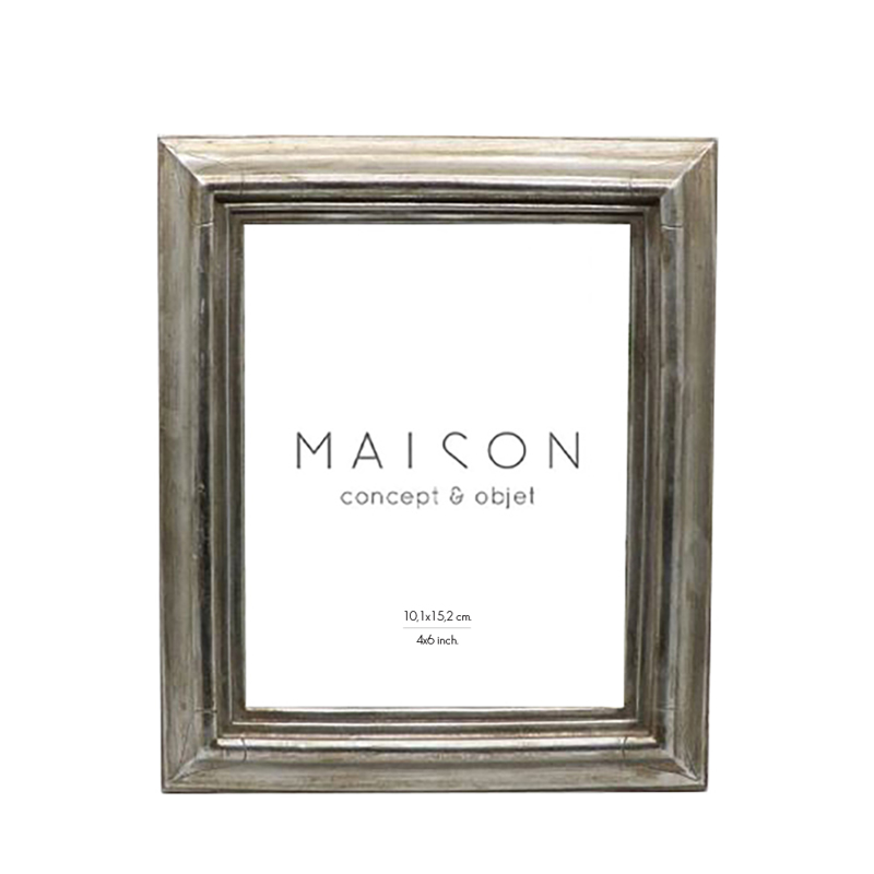 Liberta-Maison REMEL Κορνίζα 20x3x25cm Polyresin Ασημί 