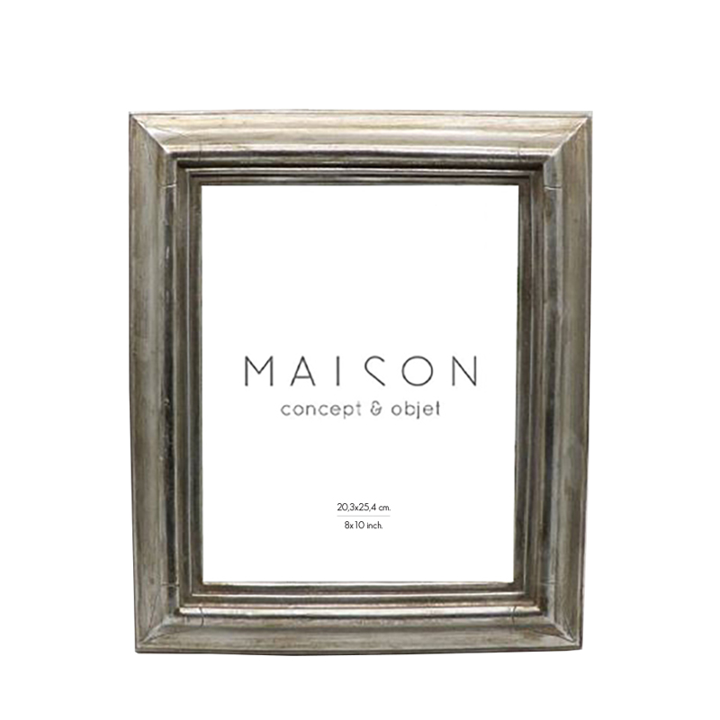 Liberta-Maison REMEL Κορνίζα 28x3x33cm Polyresin Ασημί 