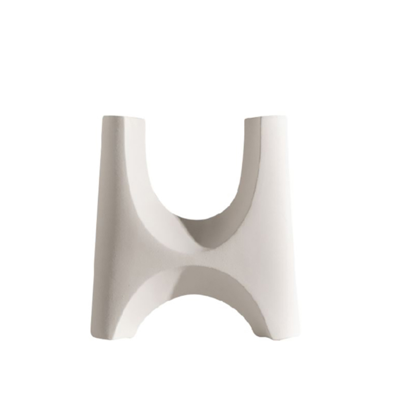 Liberta - Maison RIDGE Βάζο Polyresin Λευκό 28x9x32cm 0