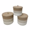 Liberta - Maison YDRA Set ton 3 Kouti Apothikefsis Gouta Fusiko/Mpez/Lefko F27x17cm 028682