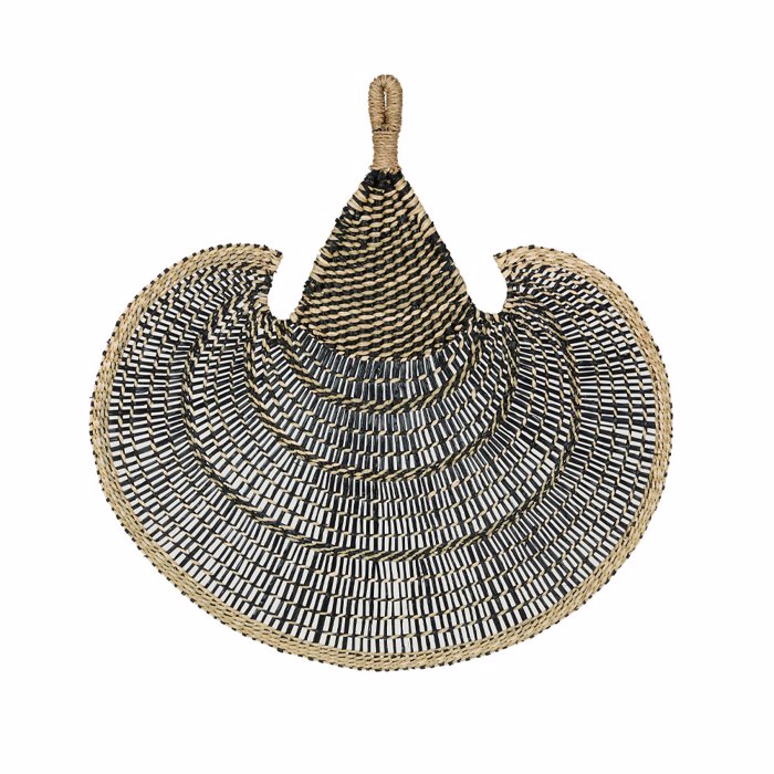 Liberta-Maison Jabbar Diakosmitiko Toixou 85x59cm Seagrass Fusiko Mavro 028747