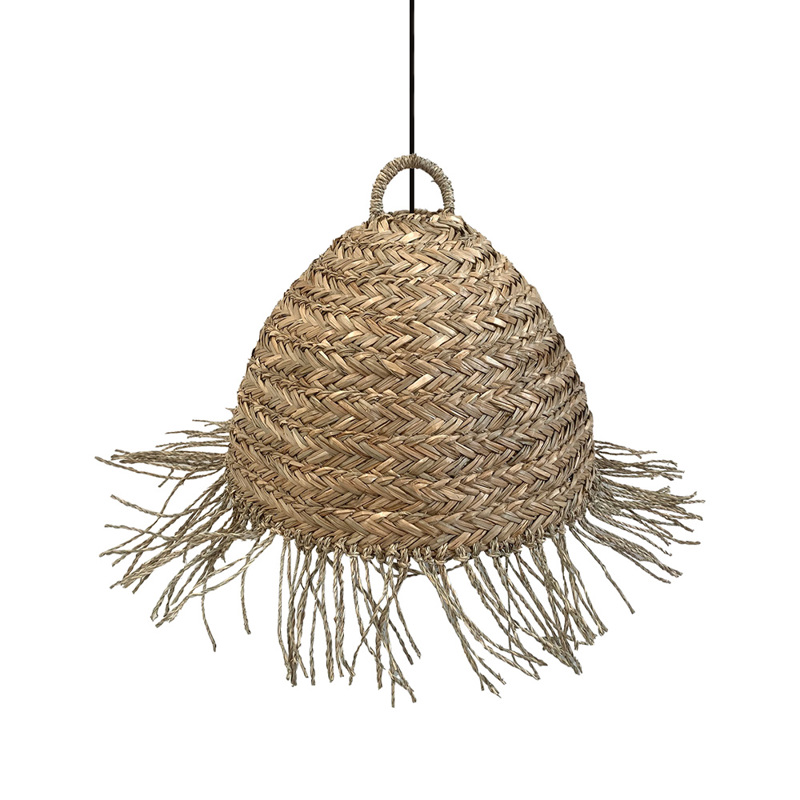 Liberta-Maison Syros Φωτιστικό Οροφής 40x40x27cm Seagrass Φυσικό 028770