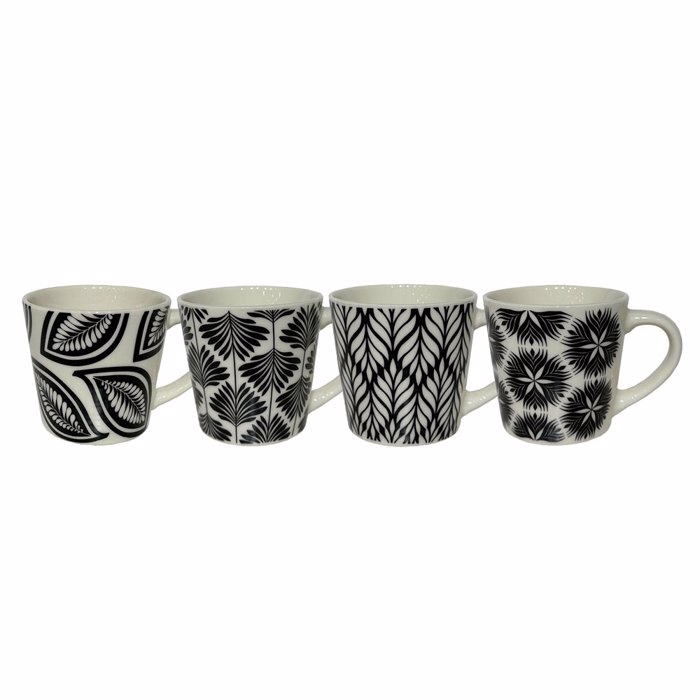 Liberta-Maison Floris Koupa Espresso Set 4TMX New Bone China Lefko Mavro 028885