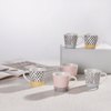 Liberta-Maison HAPPY Koupa Espresso Set 6TMX 9.5x6.5x5cm New Bone China Poluxromo 028888