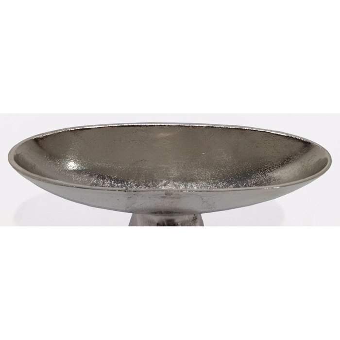 Liberta - Maison MENDO Bol Alouminiou me Podi Silver Nickel 36x12x15cm 029009