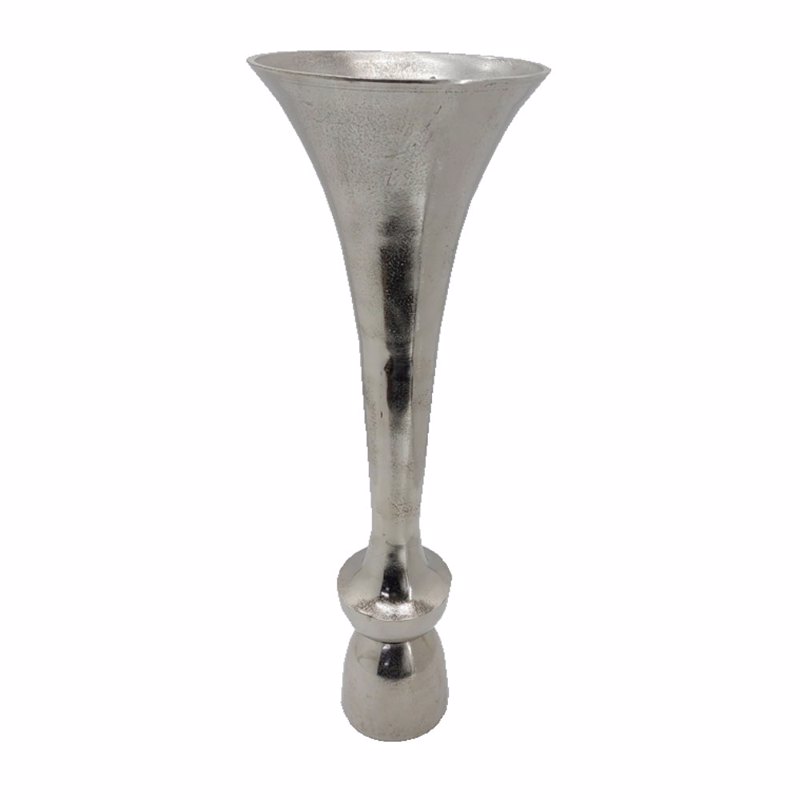 Liberta - Maison - ΣΗΜΑΝΤΙΚΟ: Σε περίπτωση διαφοράς τιμής από το κατάστημα ισχύει παντα και μόνο η τιμή του καταστήματος Liberta - Maison LUXOR Βάζο Αλουμινίου Silver Nickel Φ2