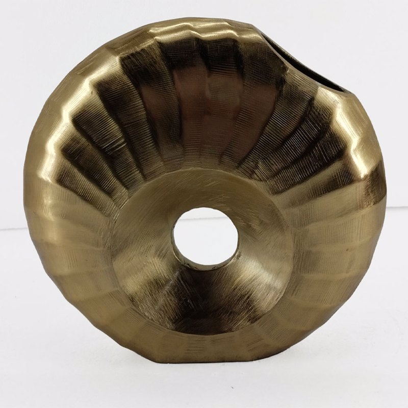 Liberta - Maison DIONE Βάζο Αλουμινίου Χρυσό 30.5x7.5x2