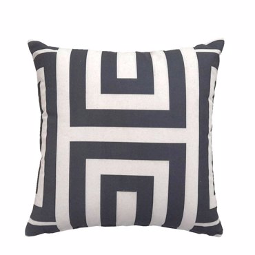 Liberta - Maison KEYA Διακοσμητικό Μαξιλάρι 45x45cm Βαμβάκι Μαύρο/Λευκό Polyester 029119