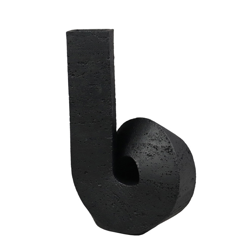 Liberta - Maison SIGNE Βάζο Resin Μαύρο 19x17x30cm 0296