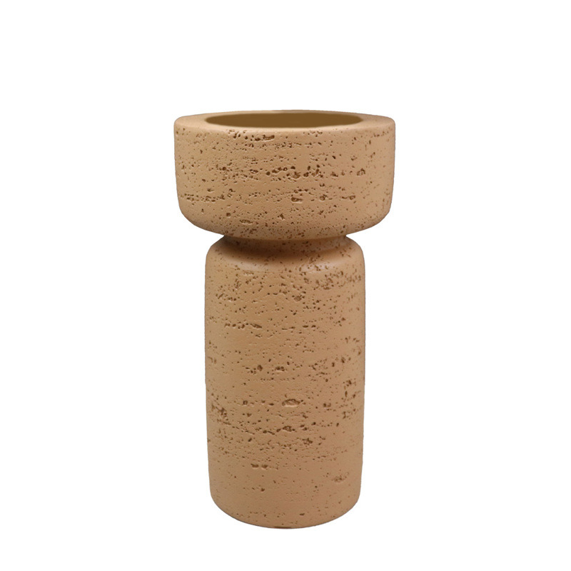 Liberta-Maison Inger Κηροπήγιο 11x11x21cm Polyresin Terracotta 029667