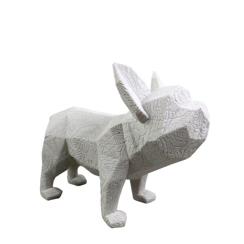 Liberta - Maison - ΣΗΜΑΝΤΙΚΟ: Σε περίπτωση διαφοράς τιμής από το κατάστημα ισχύει παντα και μόνο η τιμή του καταστήματος Liberta - Maison MONTY A DECO Σκύλος Resin Λευκός 22.5x