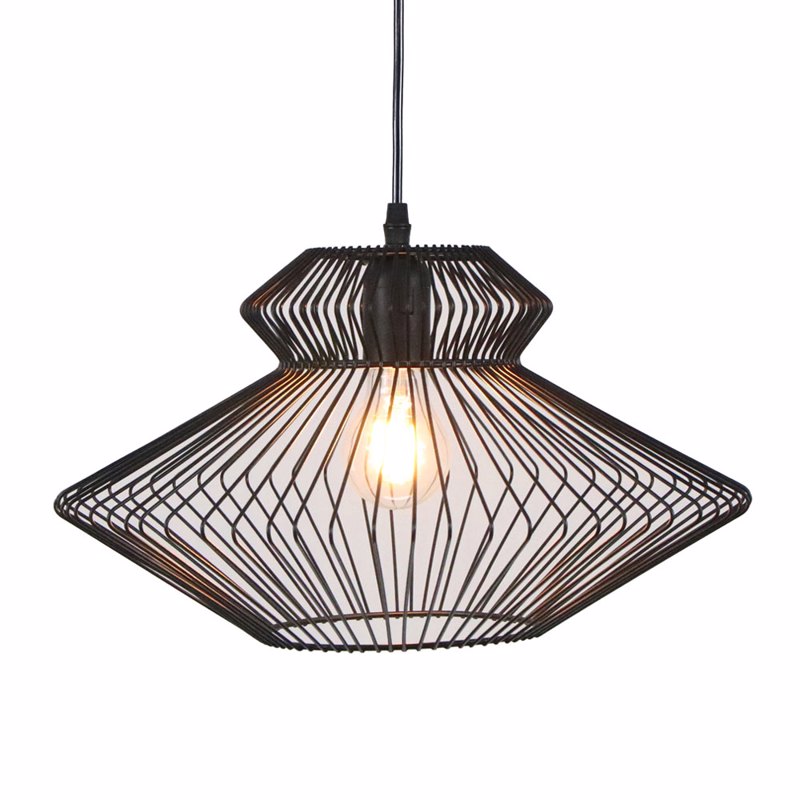 Liberta-Maison Zuma B Φωτιστικό Οροφής 38x38x21cm Μέταλλο Μαύρο 029789