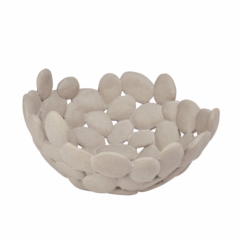 Liberta - Maison VOTSALO Μπωλ Διακόσμησης Polyresin Μπεζ 33x32x18cm 029943