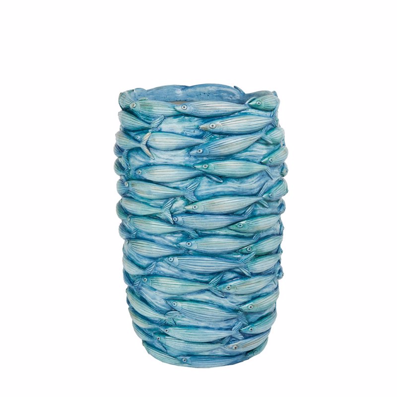 Liberta - Maison OCEAN Βάζο Polyresin Μπλε 29x28x45cm 0