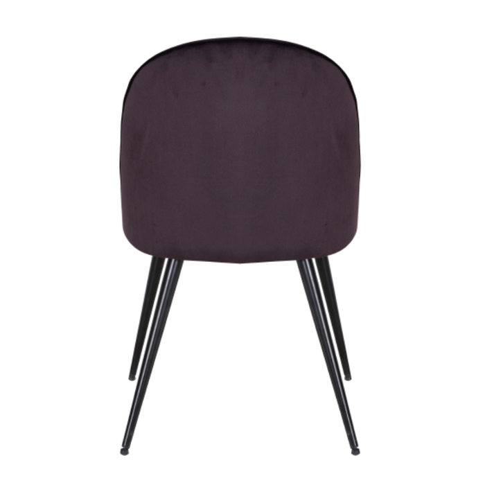 Liberta - Maison ZIZEL Καρέκλα Violet Σκούρο 47x56.5x84cm 03-0867 Liberta - Maison ZIZEL Karekla Violet Skouro 47x56.5x84cm 03-0867