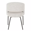 Liberta-Maison Abrazo Karekla Poluthrona Beige Mavro 57x56x81cm 03-1025
