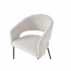 Liberta-Maison Abrazo Karekla Poluthrona Beige Mavro 57x56x81cm 03-1025