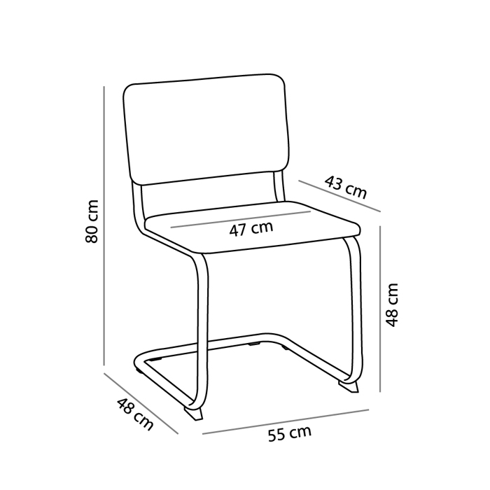 Liberta - Maison BROYER Karekla Mavri/Fusiki 55x48x80cm 03-1030