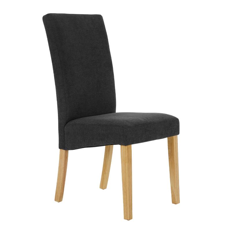 Liberta - Maison BRIDGE Καρέκλα Γκρι Σκούρο 49x48x102cm