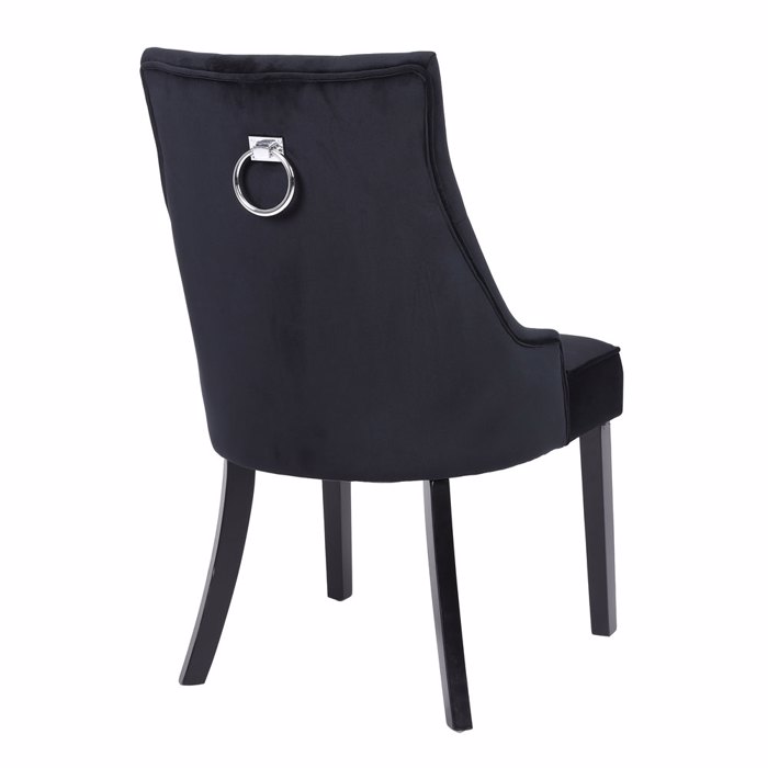 Liberta - Maison VERONA Karekla Me Metalliko Kriko Mavri 57x47x98cm 03-1139