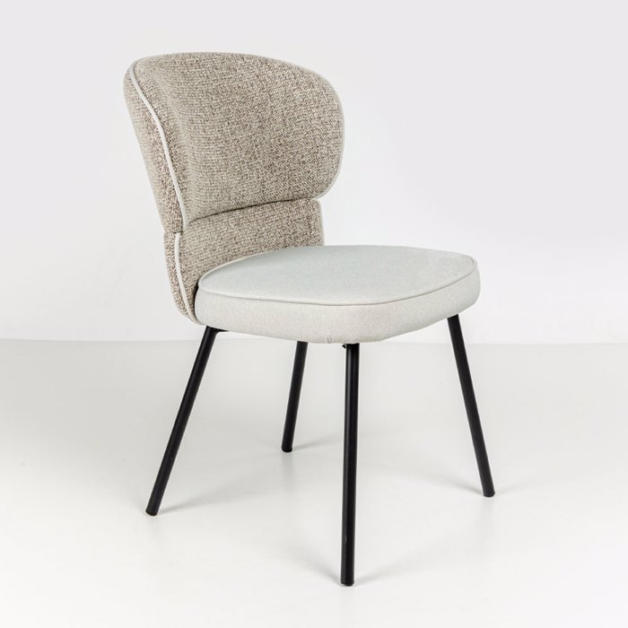 Liberta - Maison SAHARA Καρέκλα Γκρι Ανοιχτό 53x61x84cm 03-1147 Liberta - Maison SAHARA Karekla Ggri Anoixto 53x61x84cm 03-1147