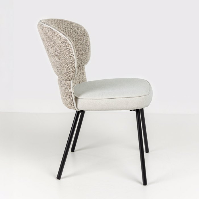 Liberta - Maison SAHARA Καρέκλα Γκρι Ανοιχτό 53x61x84cm 03-1147 Liberta - Maison SAHARA Karekla Ggri Anoixto 53x61x84cm 03-1147