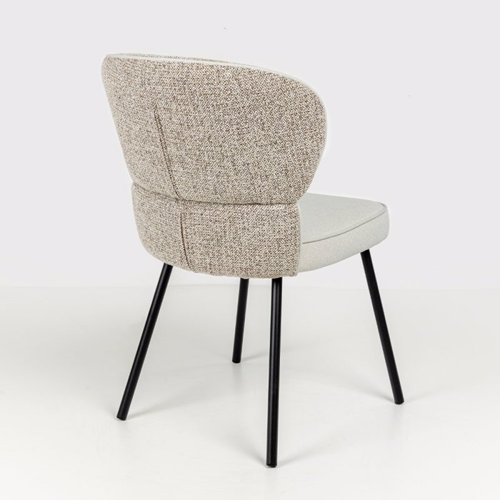 Liberta - Maison SAHARA Καρέκλα Γκρι Ανοιχτό 53x61x84cm 03-1147 Liberta - Maison SAHARA Karekla Ggri Anoixto 53x61x84cm 03-1147