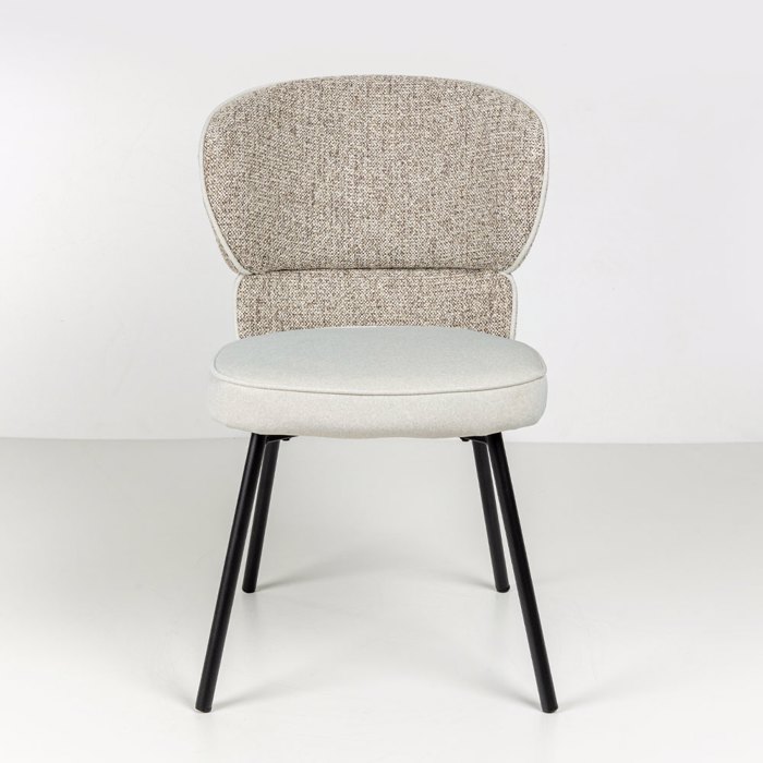 Liberta - Maison SAHARA Καρέκλα Γκρι Ανοιχτό 53x61x84cm 03-1147 Liberta - Maison SAHARA Karekla Ggri Anoixto 53x61x84cm 03-1147