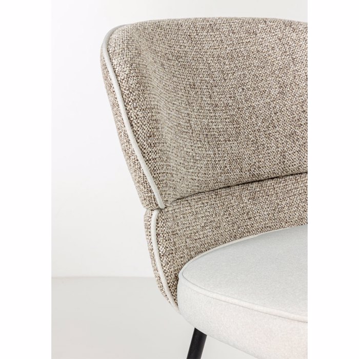 Liberta - Maison SAHARA Καρέκλα Γκρι Ανοιχτό 53x61x84cm 03-1147 Liberta - Maison SAHARA Karekla Ggri Anoixto 53x61x84cm 03-1147