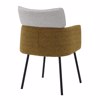 Liberta-Maison Taf Karekla Poluthrona Beige Moustardi Mavro 56x63x86cm 03-1150