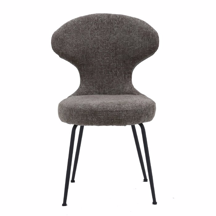 Liberta - Maison FUNGO Καρέκλα Γκρι 56x57x91cm 03-1163 Liberta - Maison FUNGO Karekla Ggri 56x57x91cm 03-1163