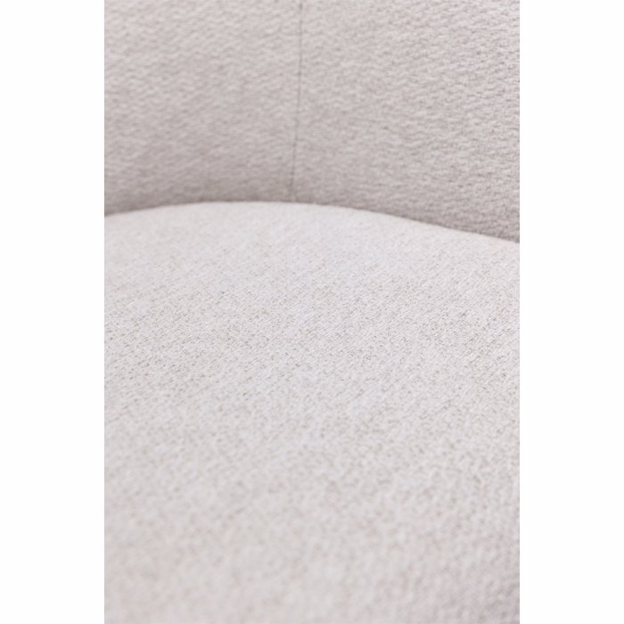 Liberta-Maison Carmen Karekla Poluthrona Cream Mavro Mat 59x60.5x83.5cm 03-1189