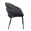 Liberta-Maison Carmen Karekla Poluthrona Ggri Mavro Mat 59x60.5x83.5cm 03-1190