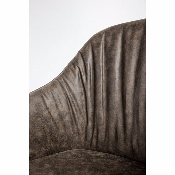 Liberta-Maison Tosca Karekla Poluthrona Kafe Mavro Mat 62x63x90.5cm 03-1191