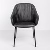 Liberta-Maison Tosca Karekla Poluthrona Ggri Mavro Mat 62x63x90.5cm 03-1192